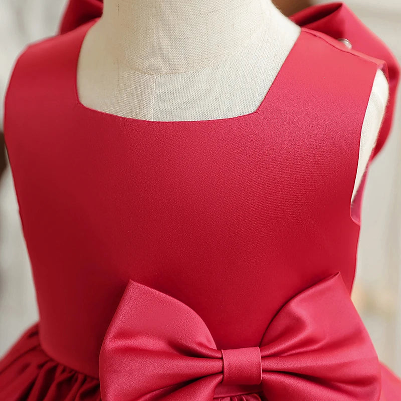 Vestido com Laços - 9 meses a 5 anos