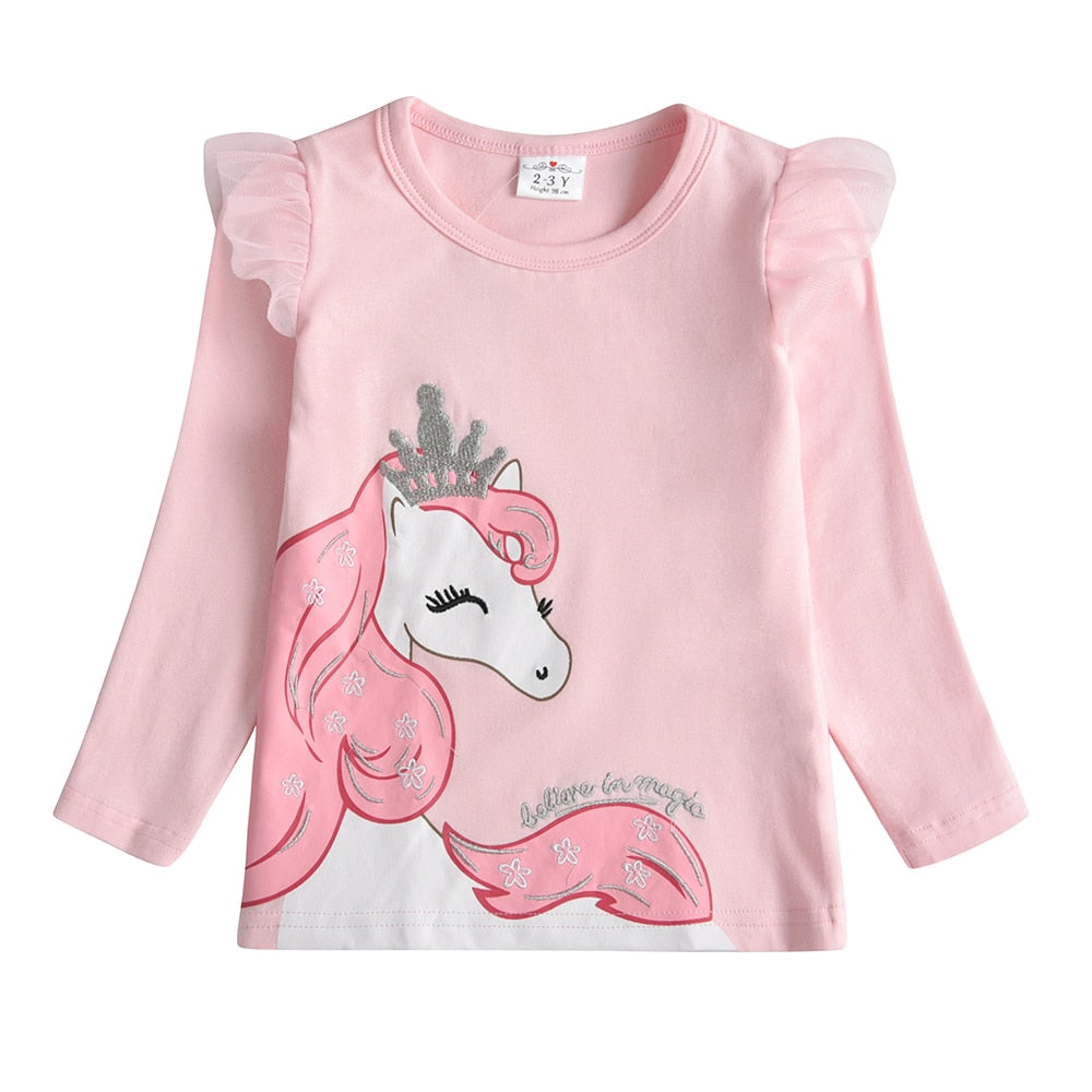 Blusa Manga Longa Infantil  - 3 a 8 anos