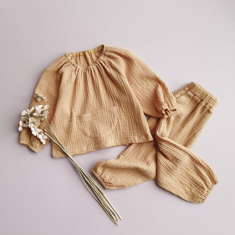 Conjunto em Linho - 8 meses a 5 anos