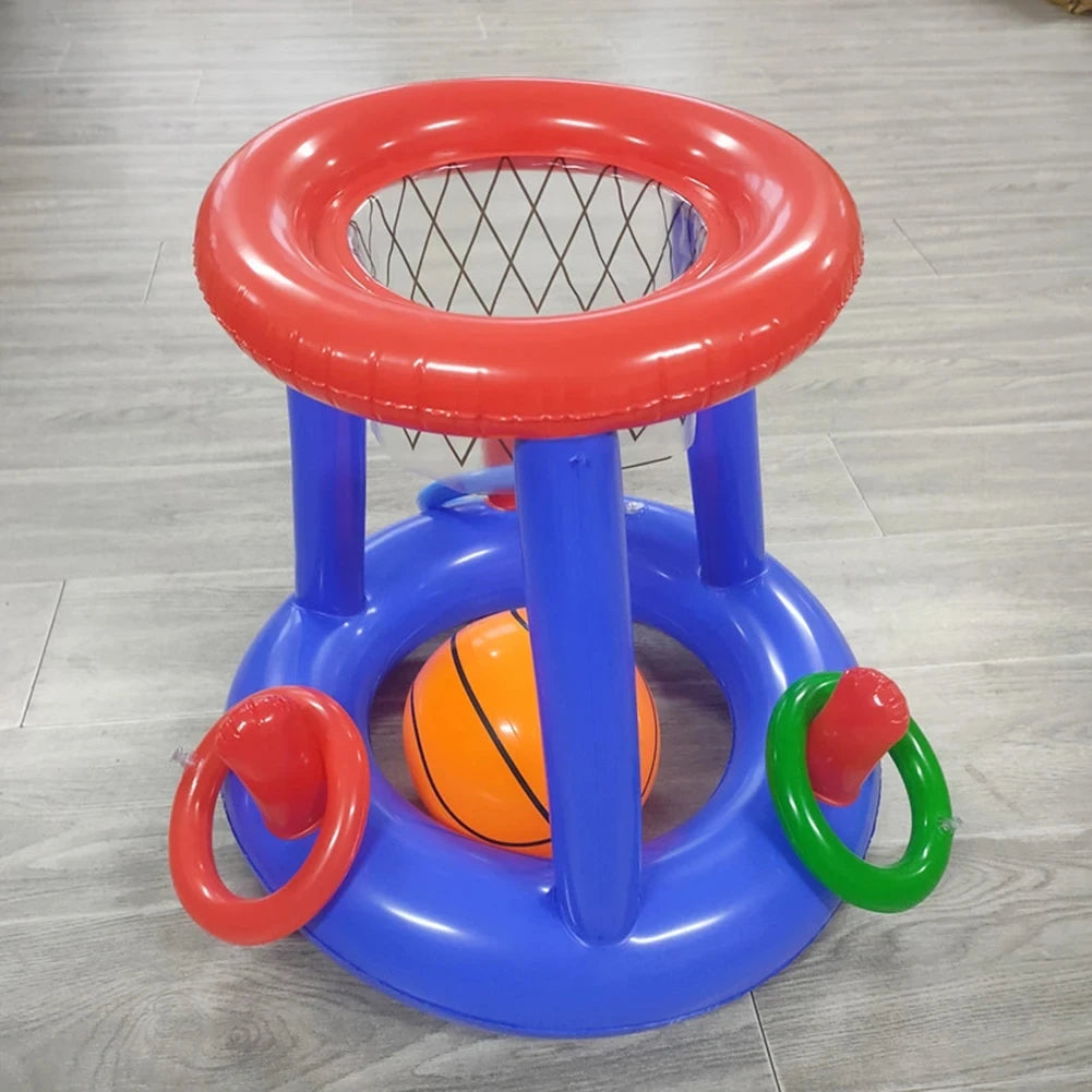 Cesta de Basquete Inflável para Piscina
