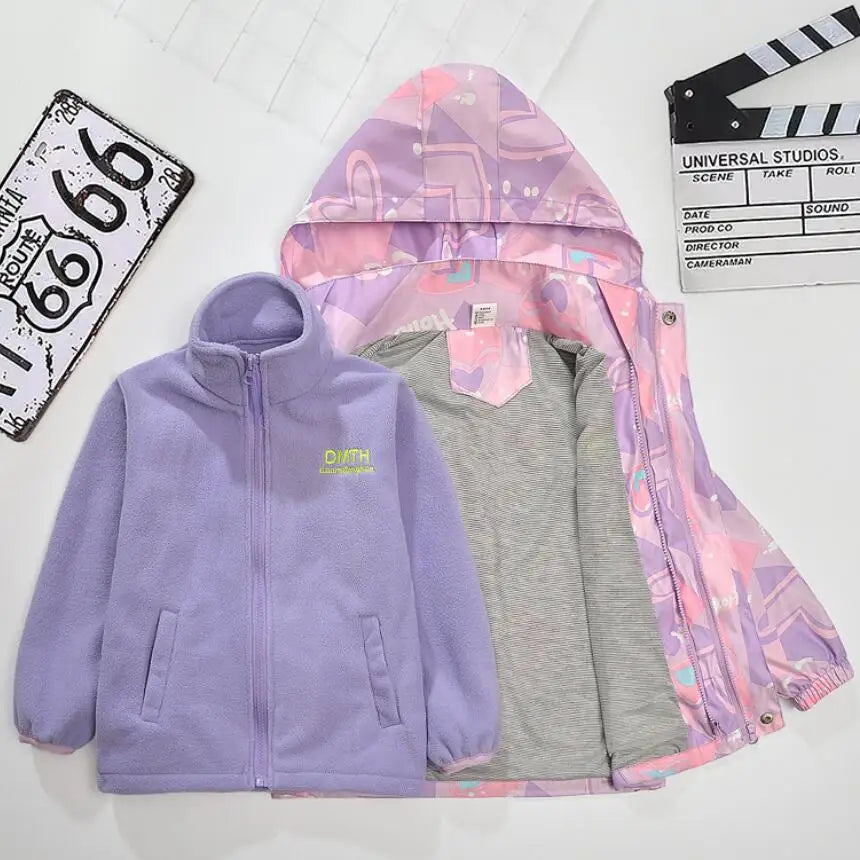 Jaqueta e Casaco Pink Lavanda - 4 a 14 anos