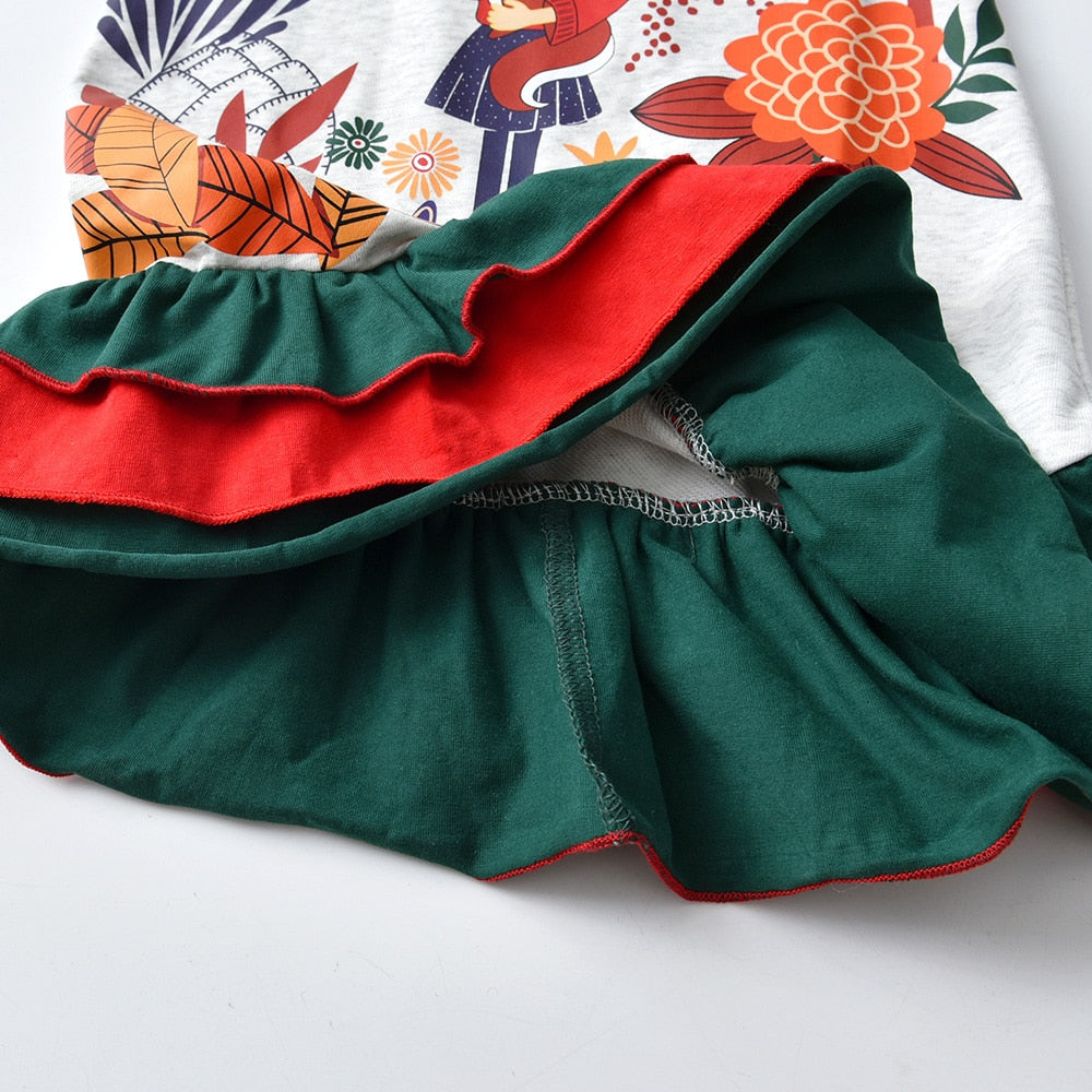 Vestido Manga Longa Coleção Nuvem - 3 a 12 anos