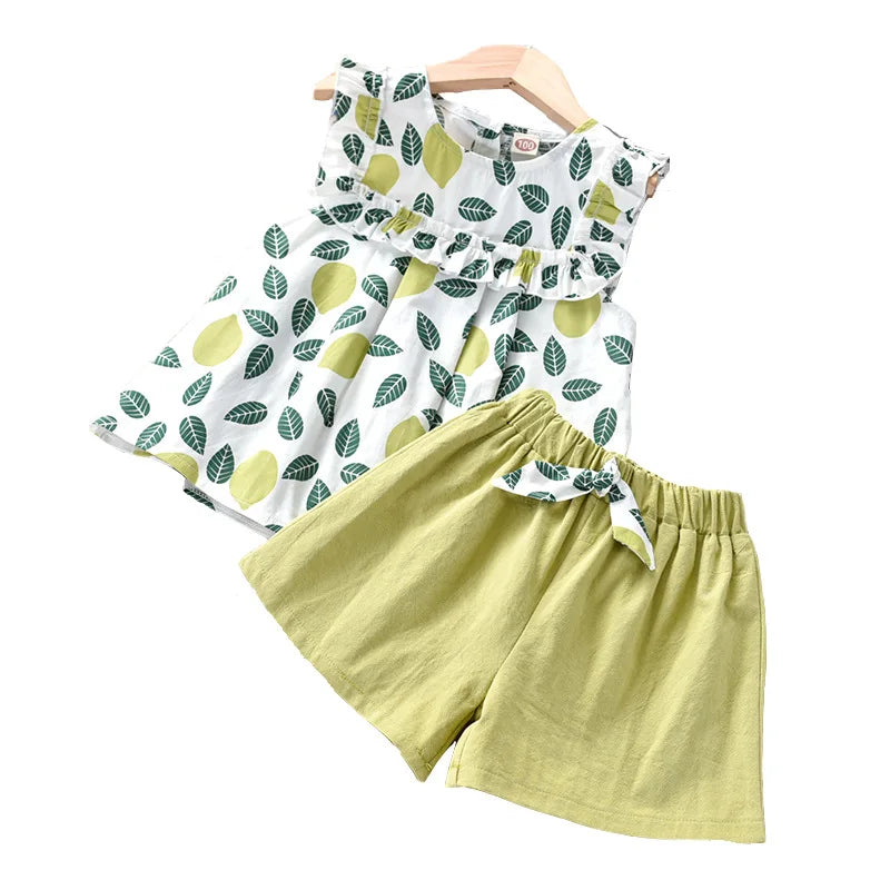 Conjunto Estampado com Babados - PP ao GG