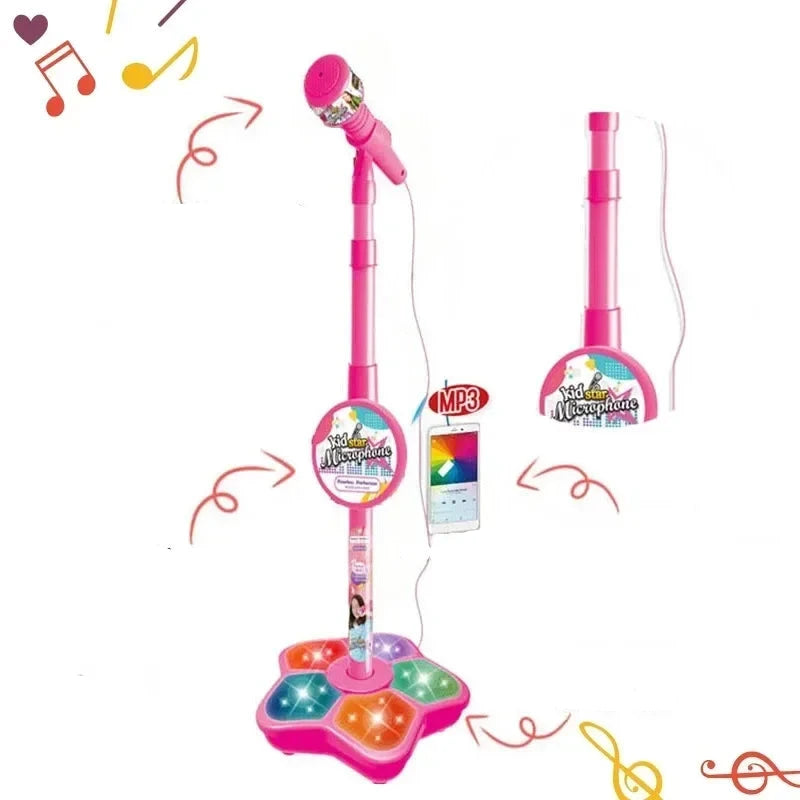 Microfone Infantil com Suporte