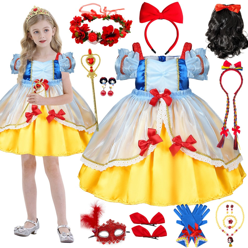 Fantasia Branca de Neve - 18 meses a 6 anos