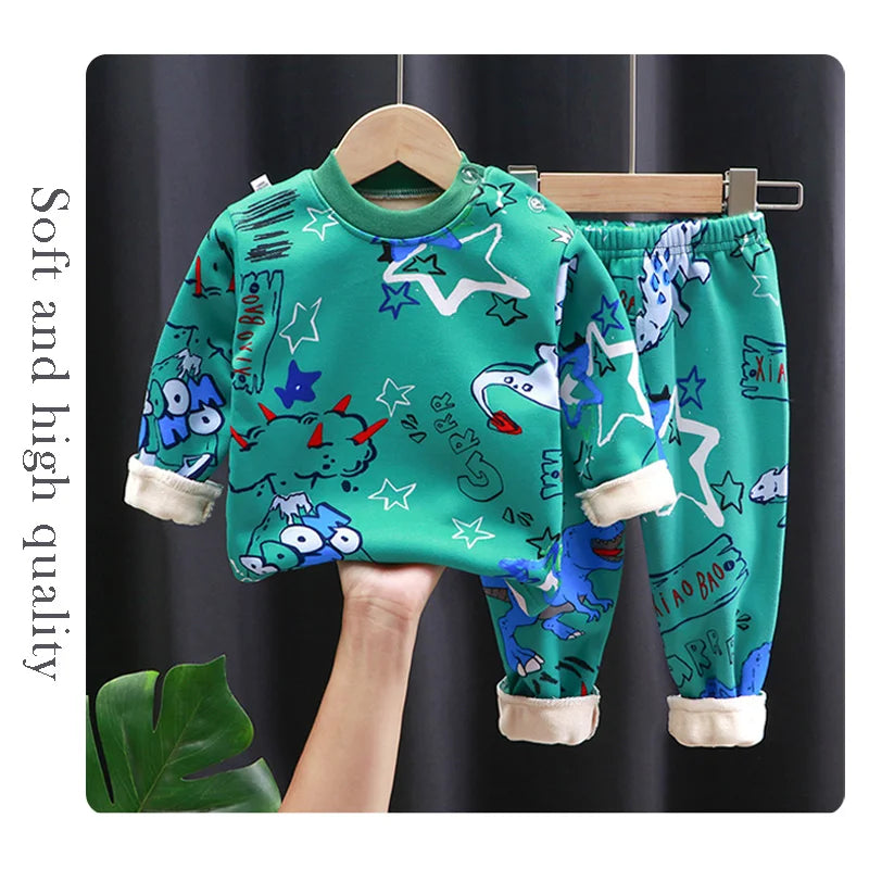 Conjunto Pijaminha Cartoon - 6 meses a 6 anos