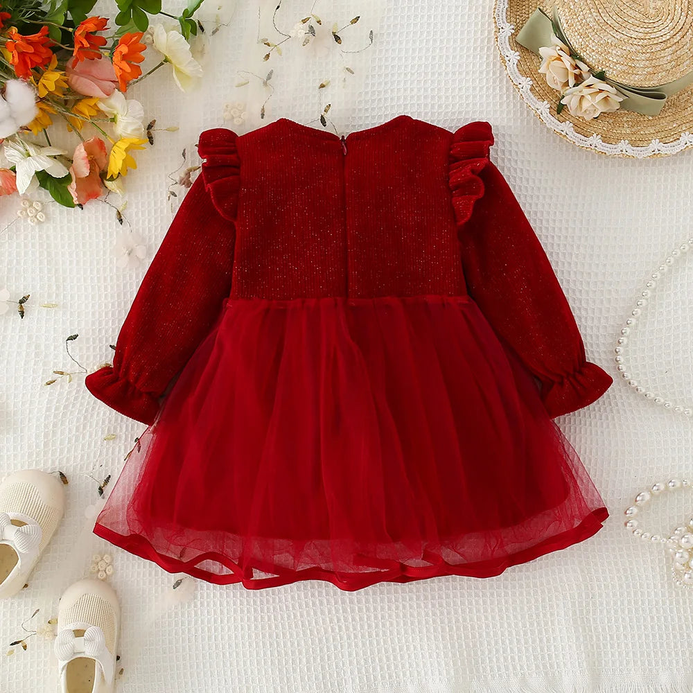 Vestido Cherry - 9 meses a 3 anos