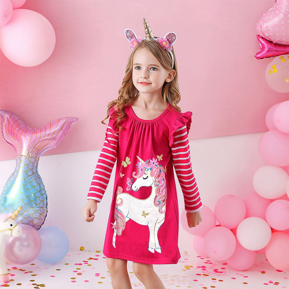 Vestido Manga Longa Coleção Nuvem - 3 a 8 anos