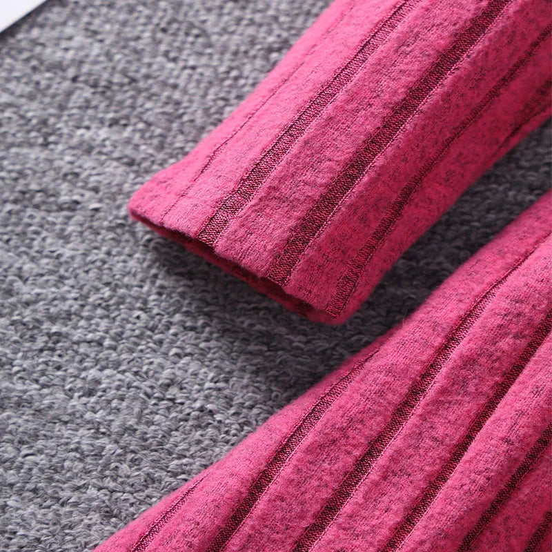Vestido Listrado Pink - 8 a 12 anos
