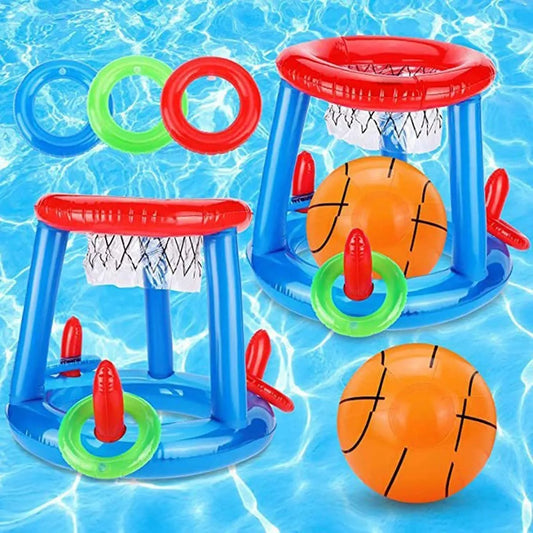 Cesta de Basquete Inflável para Piscina