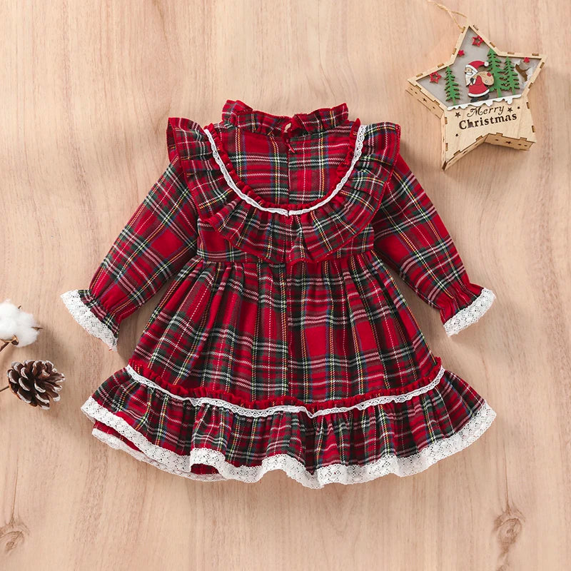 Vestido Vintage Natalino - 2 a 7 anos