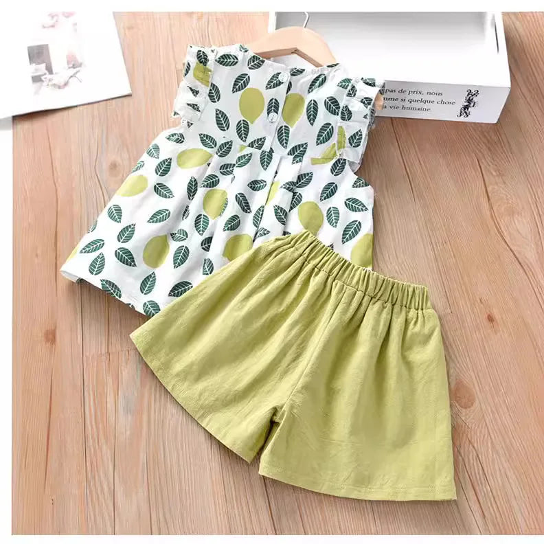 Conjunto Estampado com Babados - PP ao GG