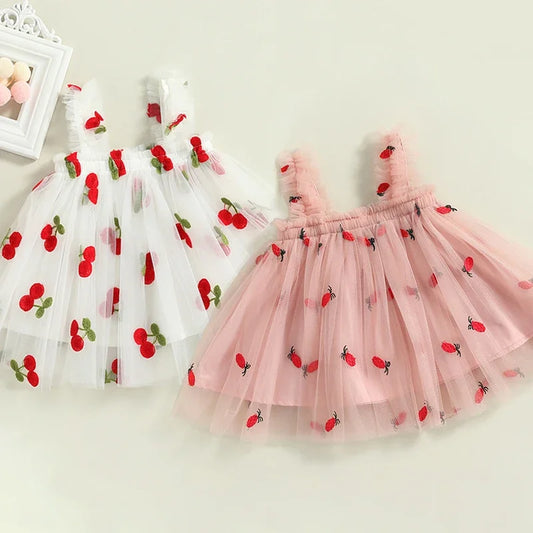 Vestido de Tutu Estampado - 9 meses a 5 anos