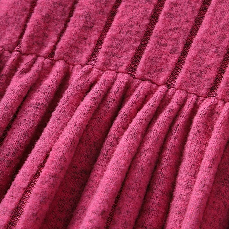 Vestido Listrado Pink - 8 a 12 anos