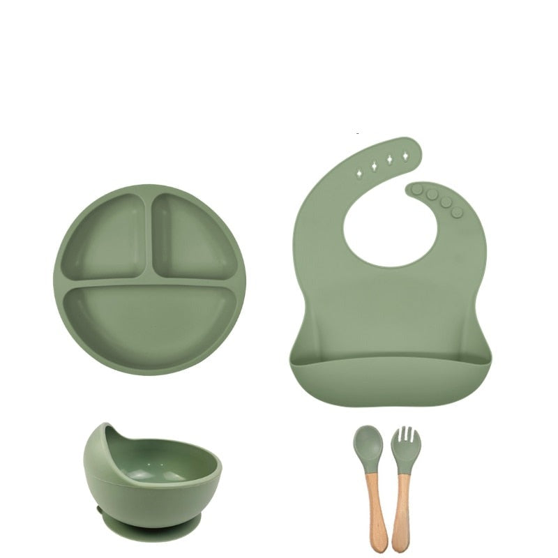 Kit com 2 a 7 utensílios para Alimentação Infantil
