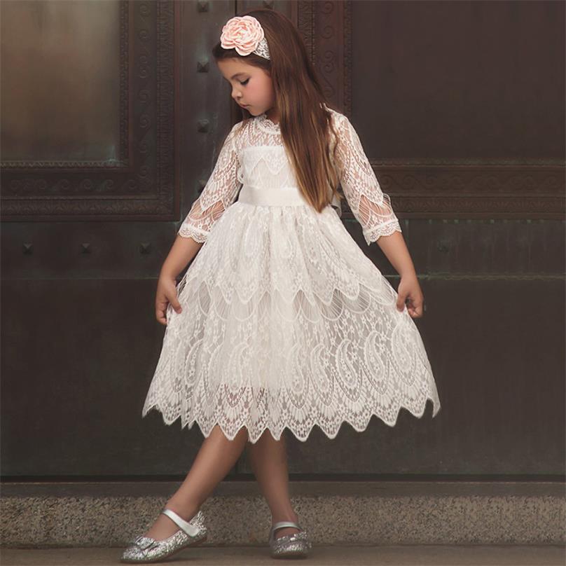Vestido de Renda - 3 a 8 anos