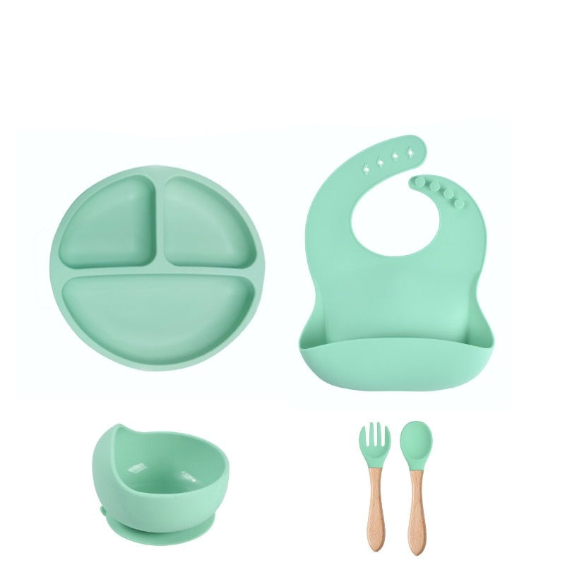 Kit com 2 a 7 utensílios para Alimentação Infantil