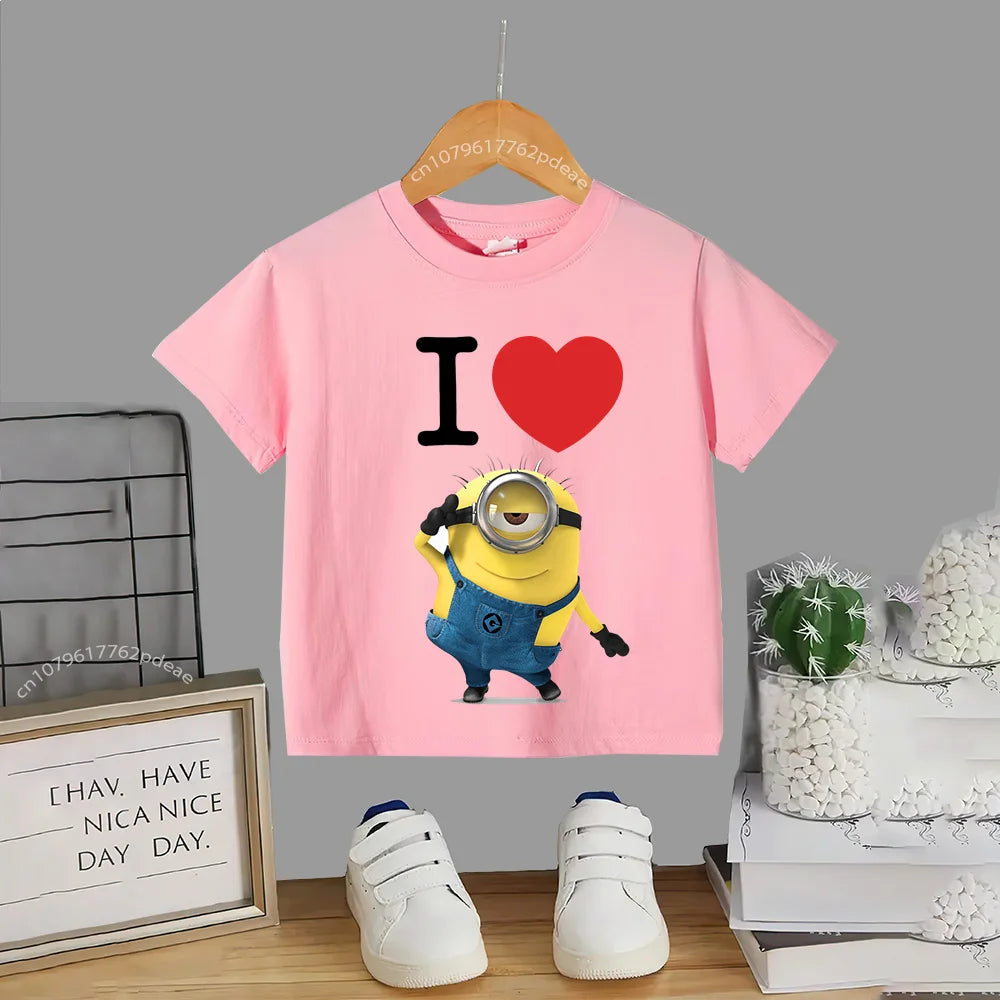 Camisa Minions - 2 a 15 anos