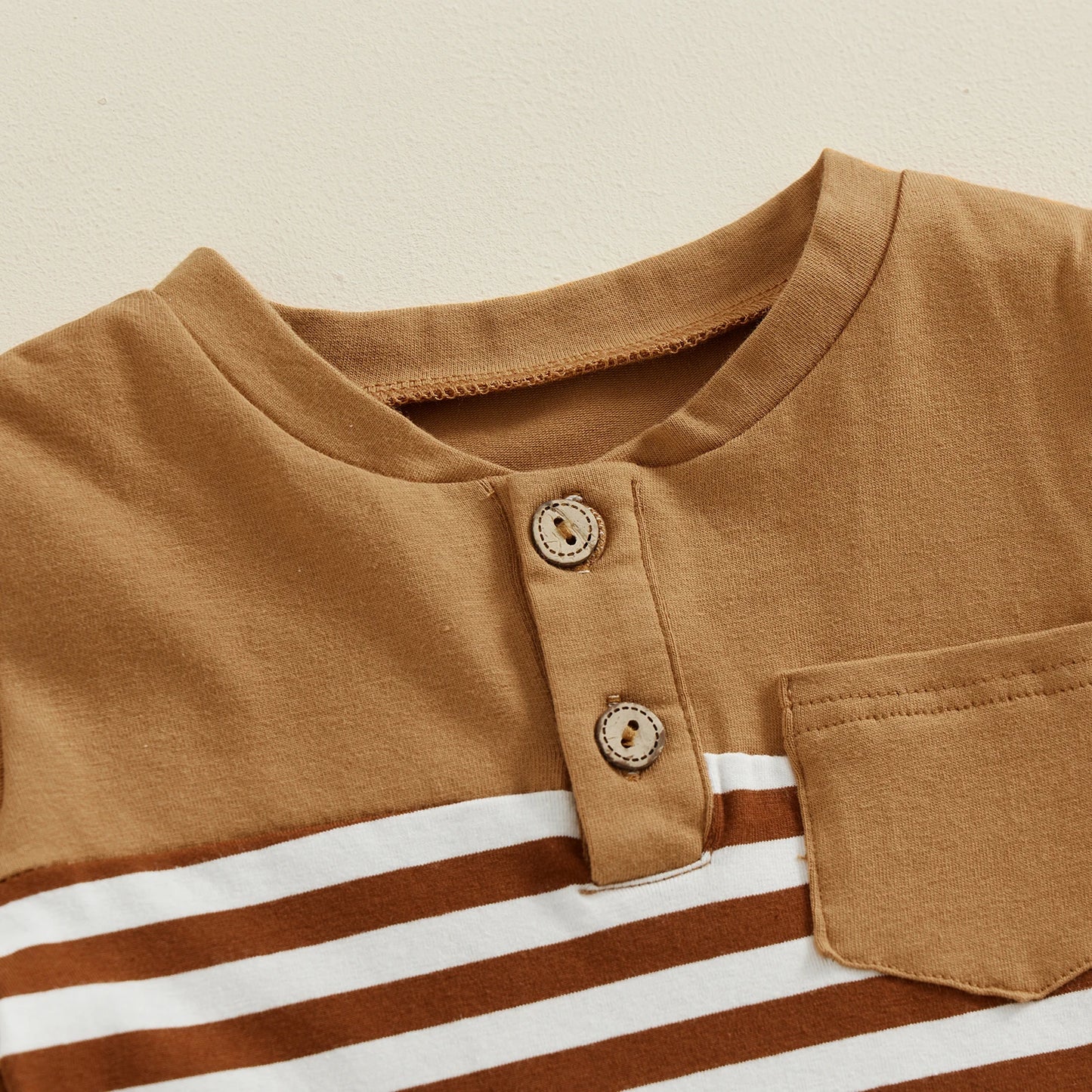 Conjunto Listrado - 6 meses a 3 anos