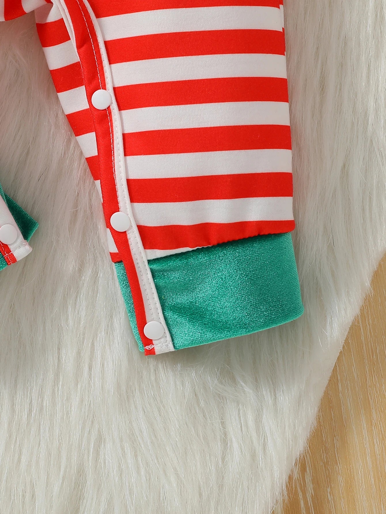 Macacão e Gorro Elfo Natalino - 3 a 24 meses