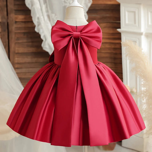 Vestido com Laços - 9 meses a 5 anos