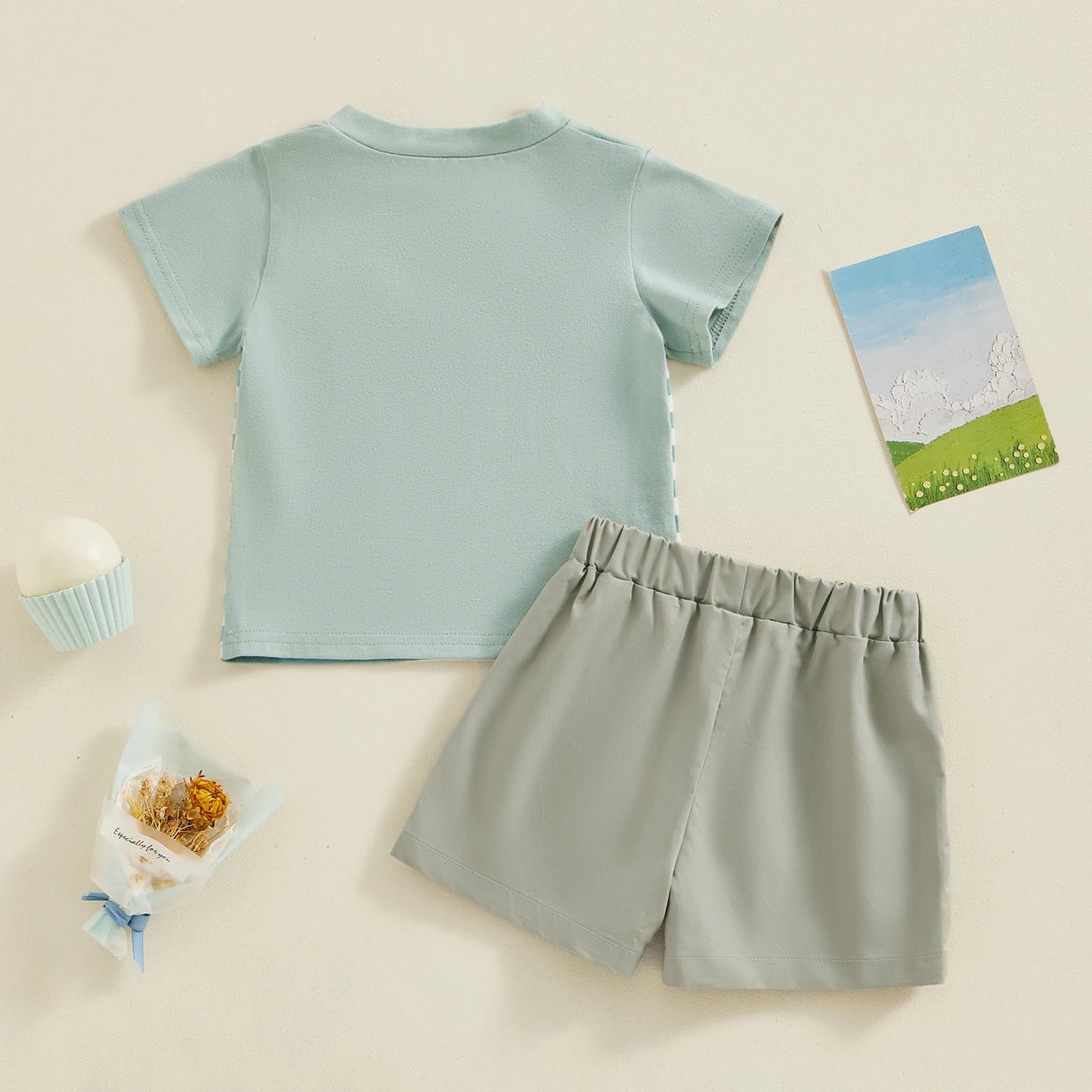 Conjunto Listrado - 6 meses a 3 anos
