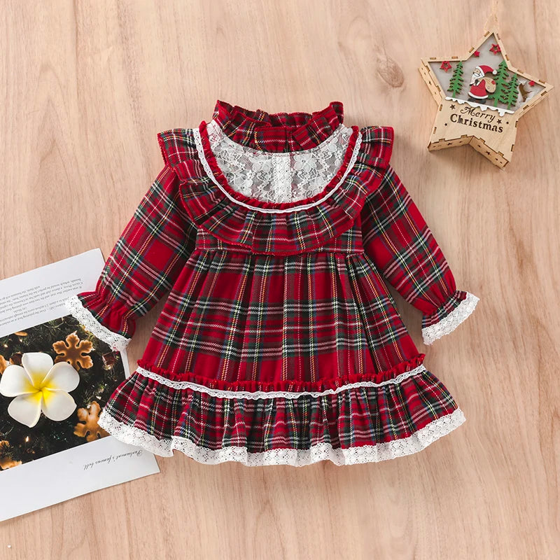 Vestido Vintage Natalino - 2 a 7 anos