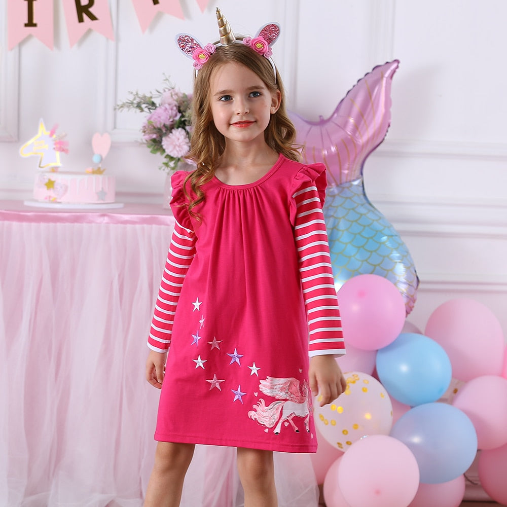Vestido Manga Longa Coleção Nuvem - 3 a 8 anos