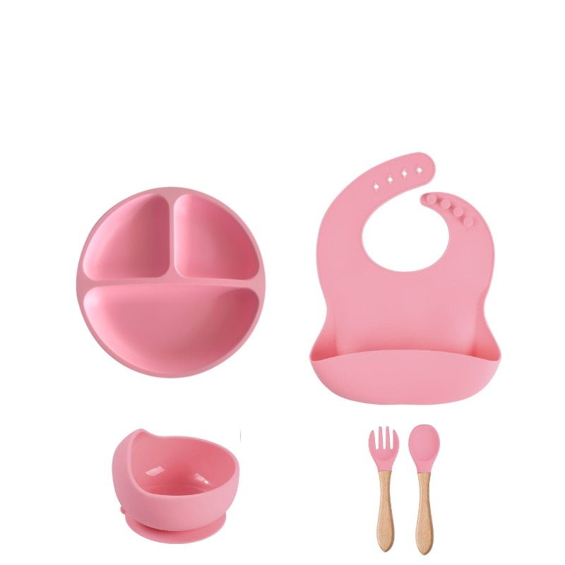Kit com 2 a 7 utensílios para Alimentação Infantil