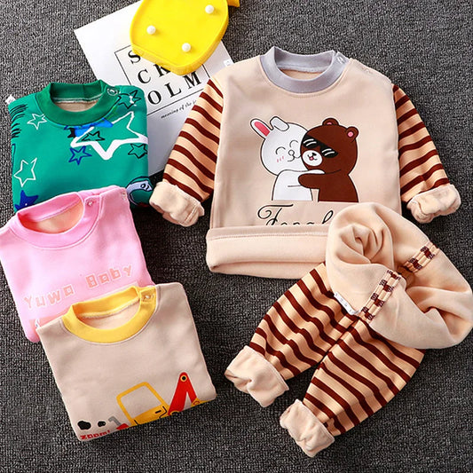 Conjunto Pijaminha Cartoon - 6 meses a 6 anos