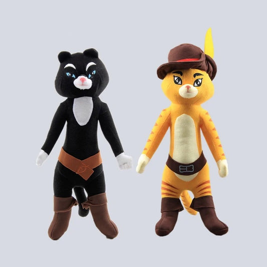 Gato de Botas em Pelúcia - 34 a 36 cm
