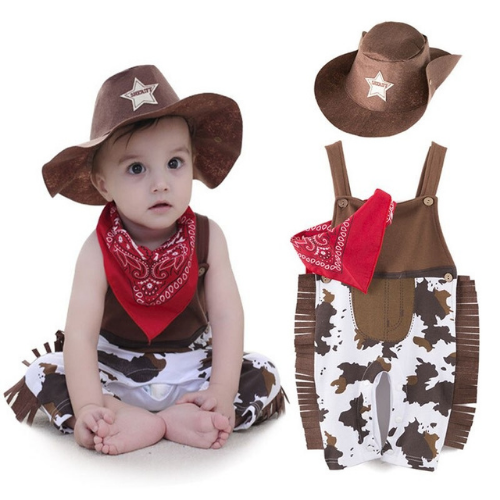 Fantasia de Cowboy  - 3 meses a 2 anos