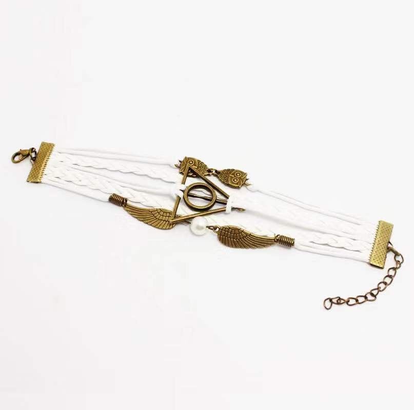 Pulseira Harry Potter "A Asa da Morte" Escola Hogwarts