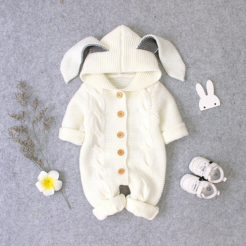 Macacão infantil de inverno com capuz 3 modelos - 3 a 24 meses