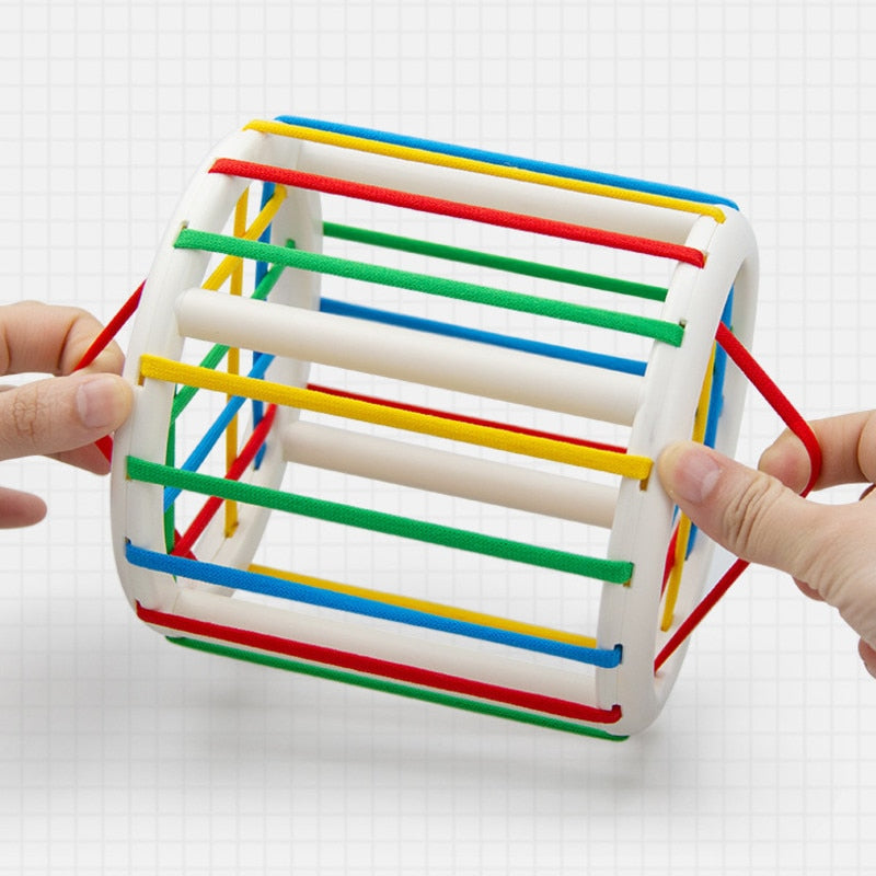 Brinquedo educativo para bebês, montessoriano, colorido