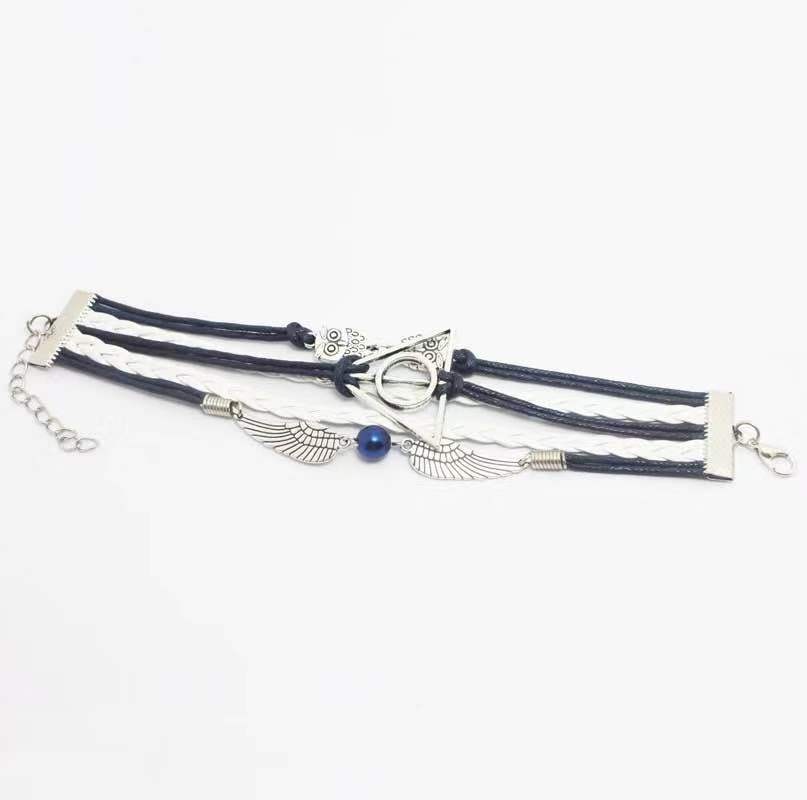 Pulseira Harry Potter "A Asa da Morte" Escola Hogwarts