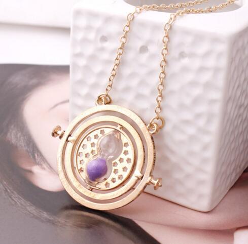 Colar e pulseira Harry Potter - Ampulheta, seis falange, varinhas mágicas etc