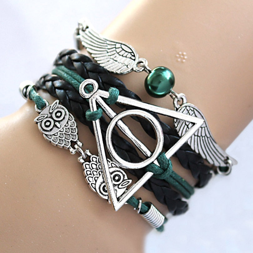 Pulseira Harry Potter "A Asa da Morte" Escola Hogwarts