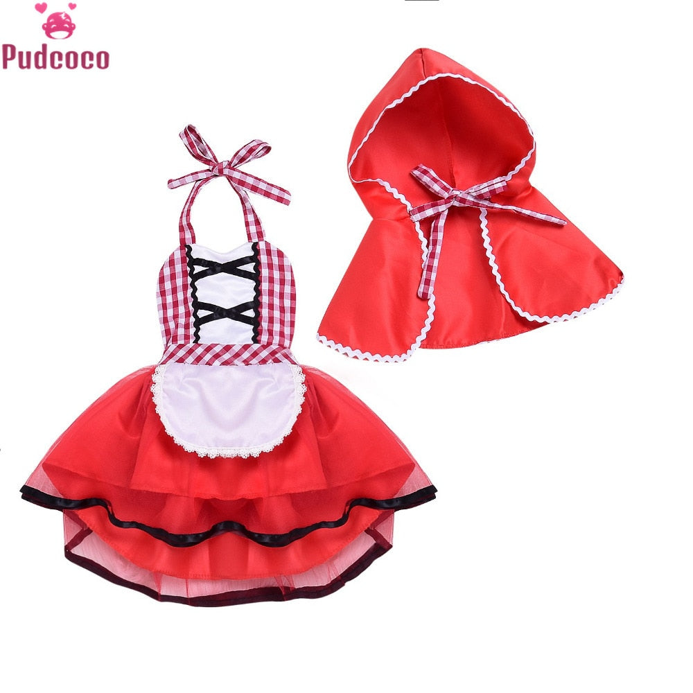 Fantasia Chapeuzinho Vermelho - 6 meses a 2 anos