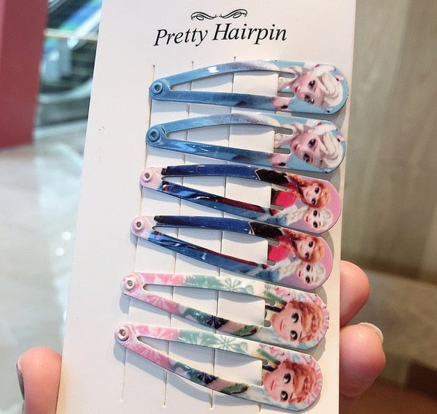 Kit de acessórios para cabelo tema Princesas da Disney