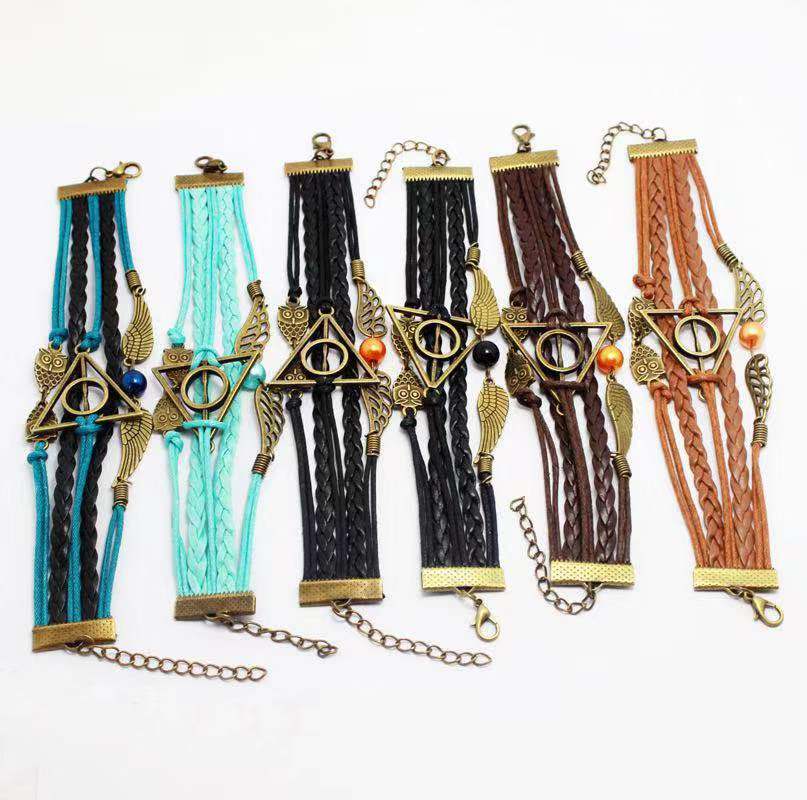 Pulseira Harry Potter "A Asa da Morte" Escola Hogwarts