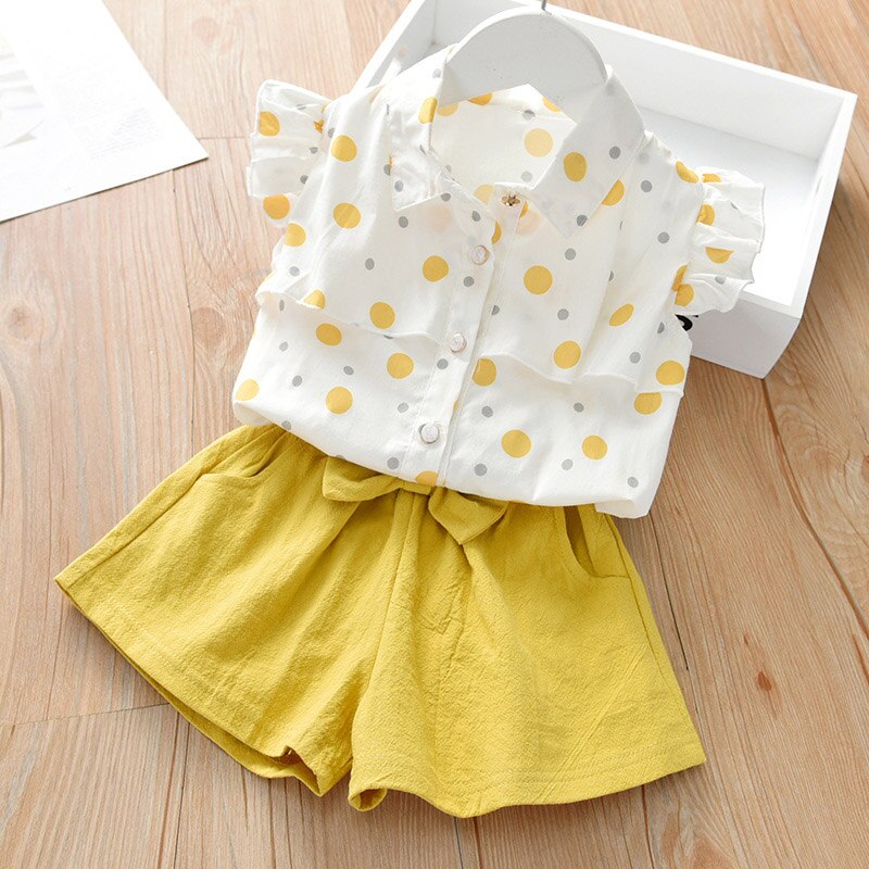 Conjunto de Verão para Meninas - 2 a 6 Anos