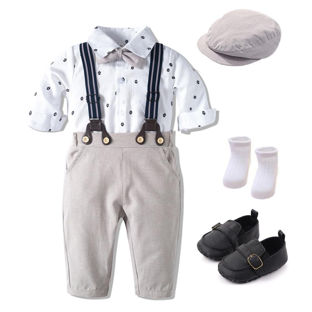 Conjunto de Roupinhas para Meninos - 5 peças (Batizado e festas)