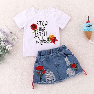 Conjunto de Verão para Meninas - 2 a 6 Anos