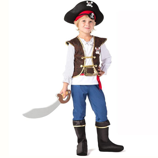 Fantasia de Pirata para meninos - 3 a 10 anos