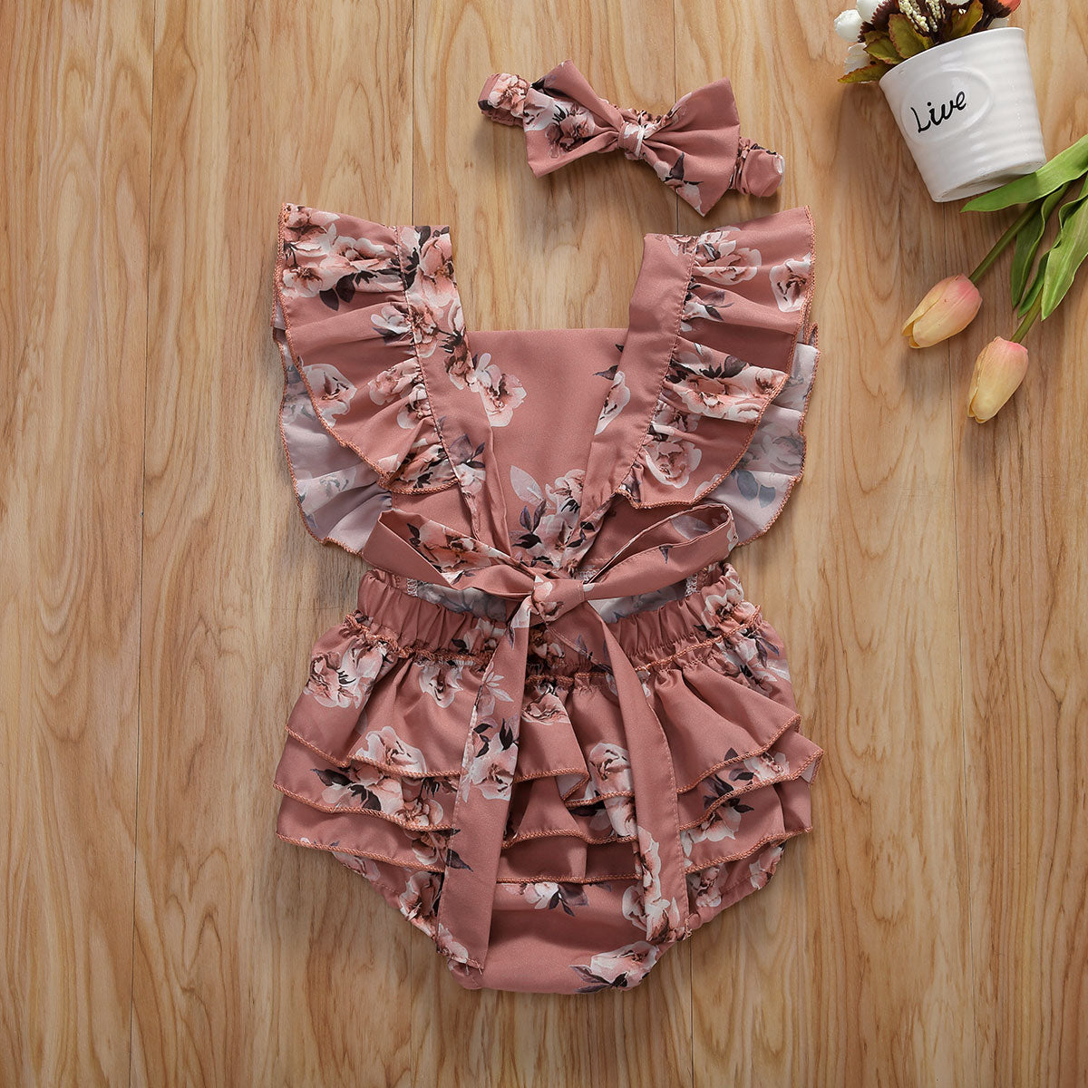 Body Florido - 6 meses a 2 anos