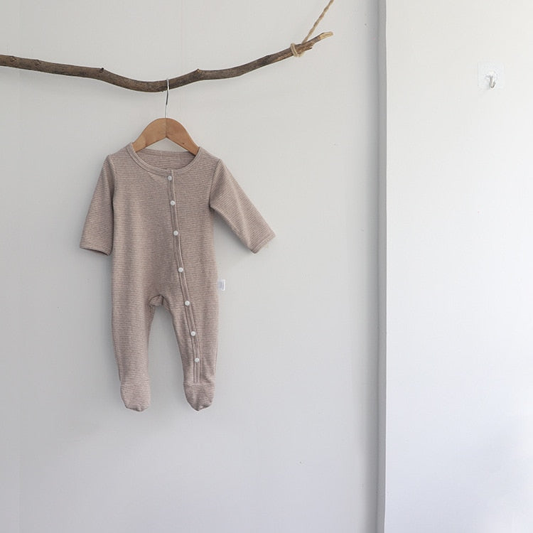 Macacão Infantil Listrado - 3 a 24 meses