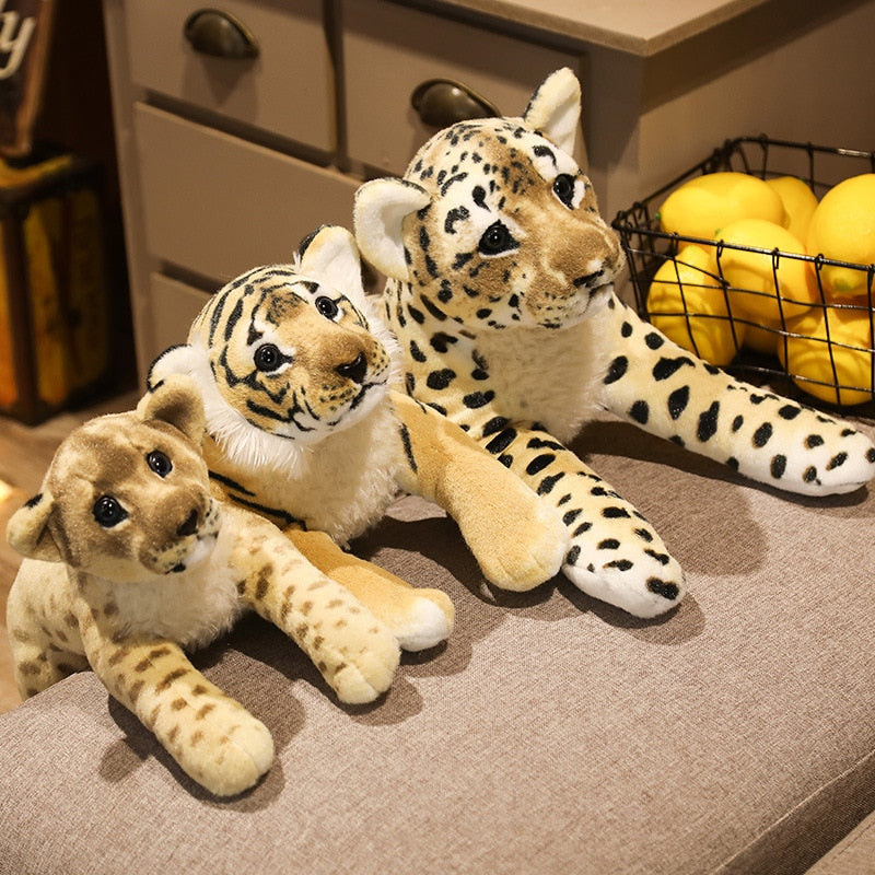 Leão, Tigre e Leopardo de Pelúcia