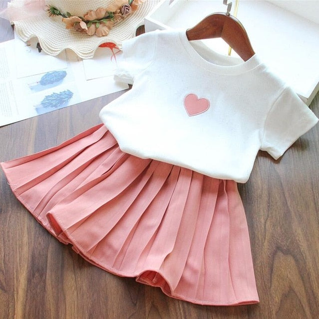 Conjunto de Verão para Meninas - 2 a 6 Anos