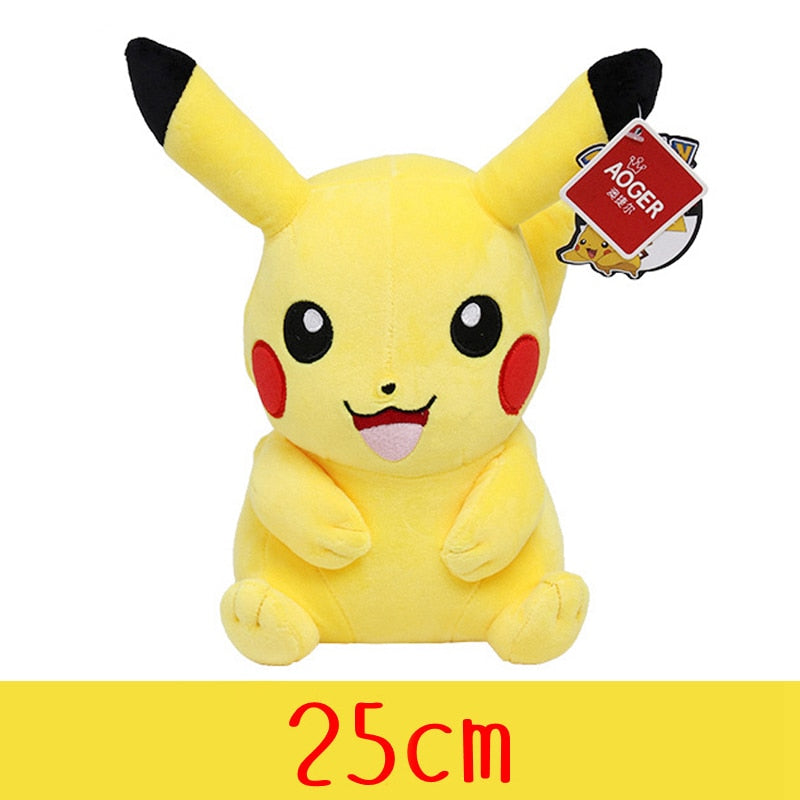 Pokemons de pelúcia  20 a 32 cm